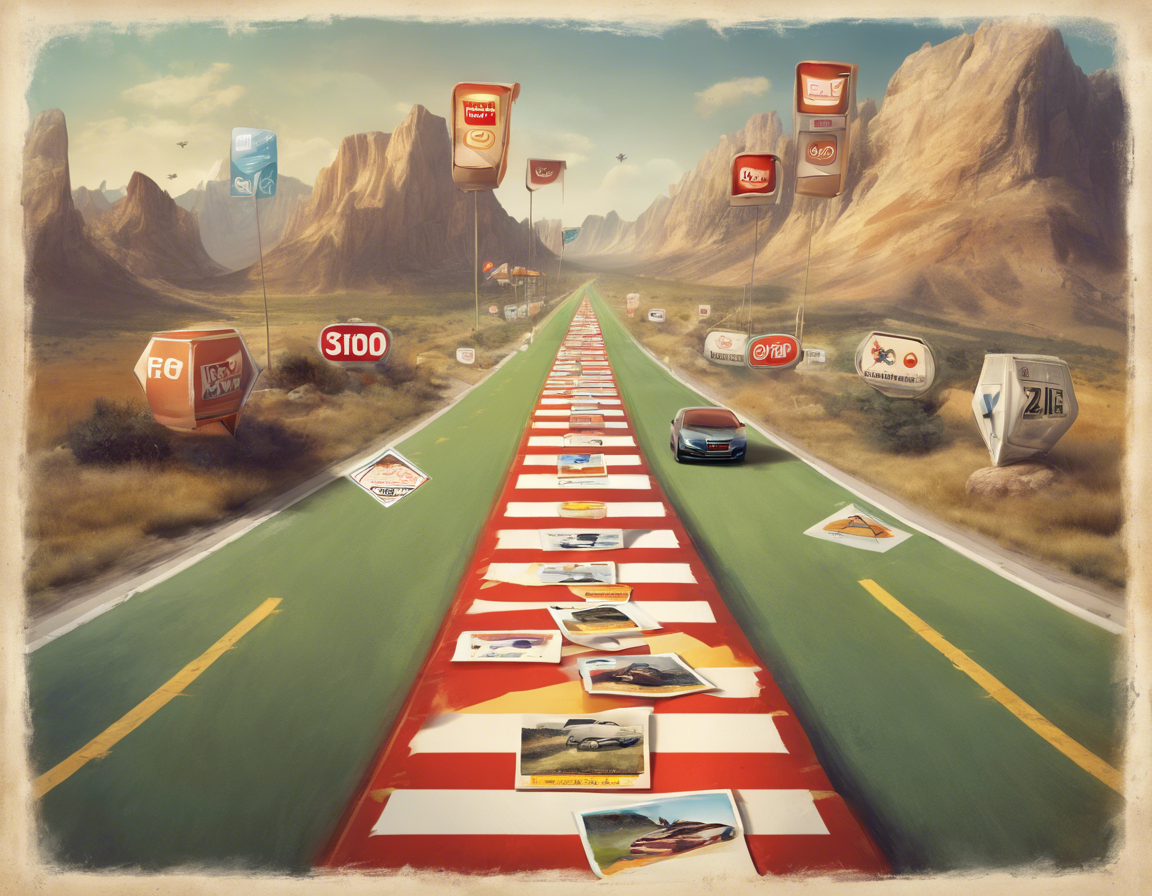 яркая лампочка над открытой книгой с символами рекламы вокруг