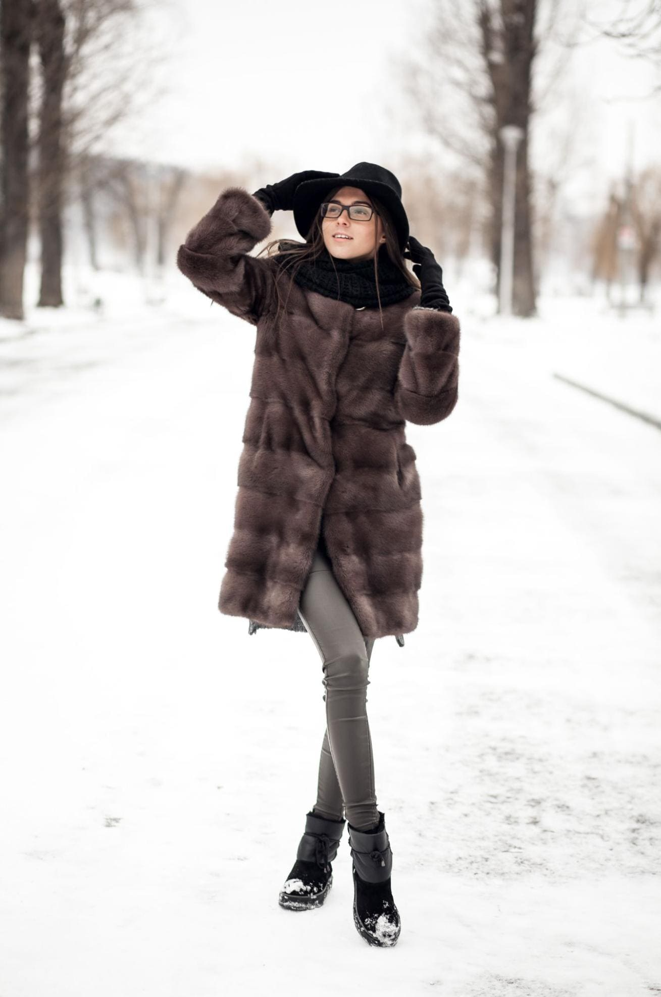норка цвета соболь