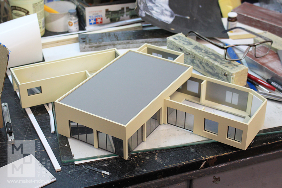 макет частного дома