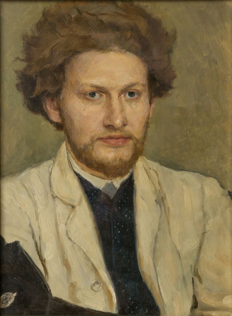 Виктор Васнецов. Портрет Алексея Викторовича Васнецова, 1911–1912. Картон, масло 48 x 36 см. Государственная Третьяковская галерея. Москва.
