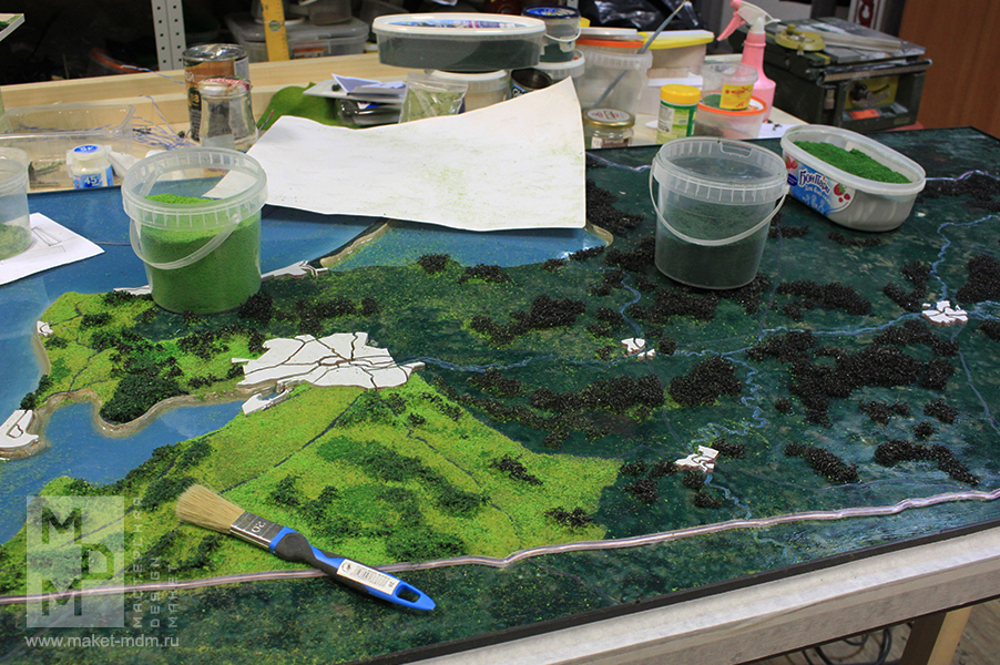 макет Калининградской области