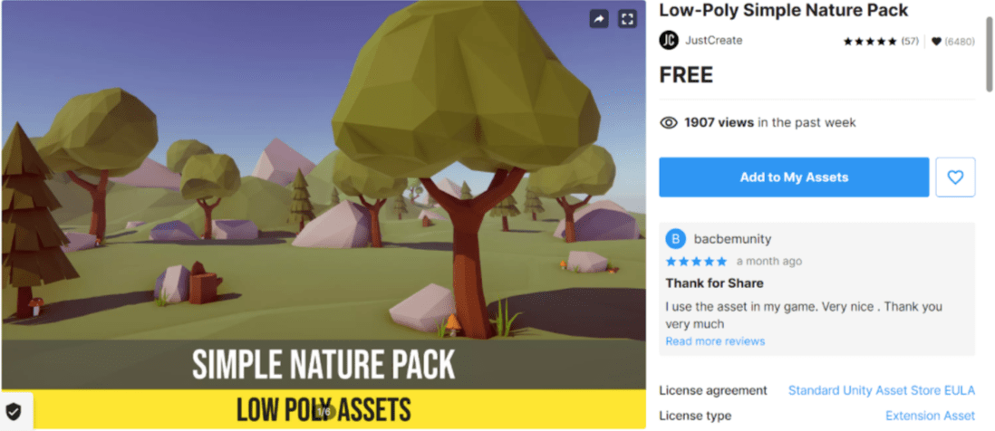 бесплатные ассеты для unity 3d