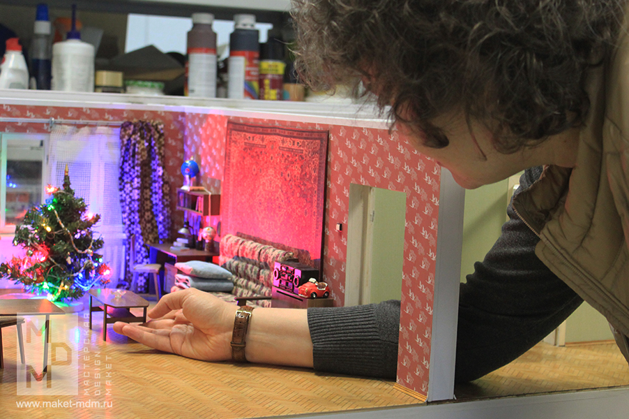 макет интерьера Петровы в гриппе 