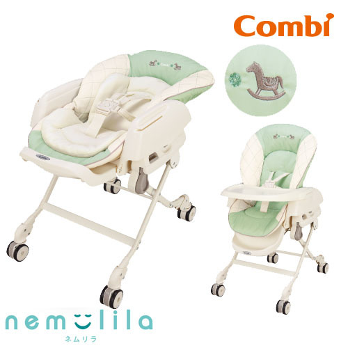 combi auto swing high chair