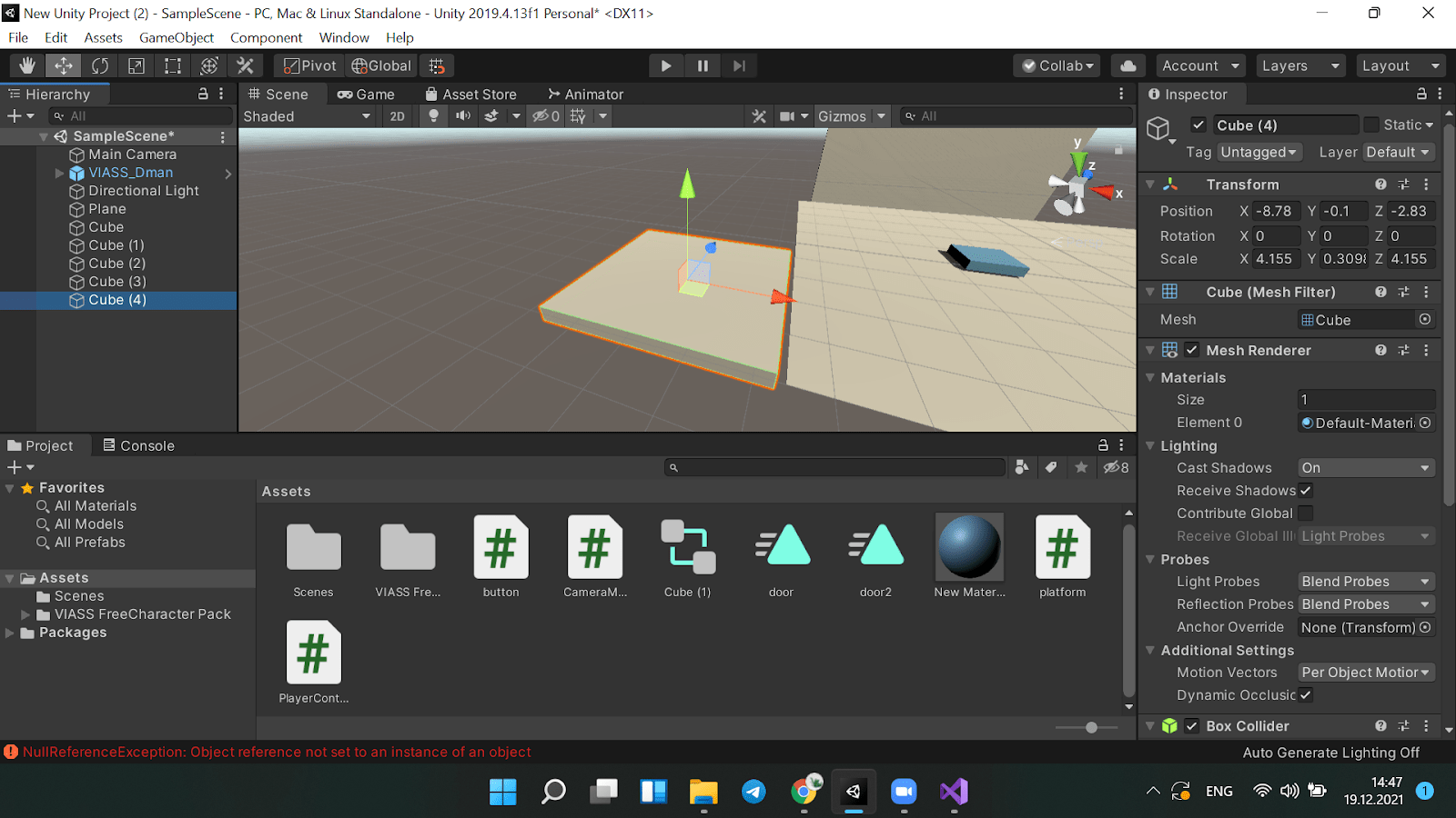 как сделать платформу unity