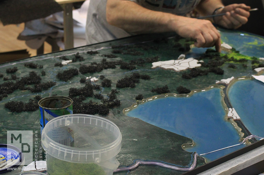 макет Калининградской области