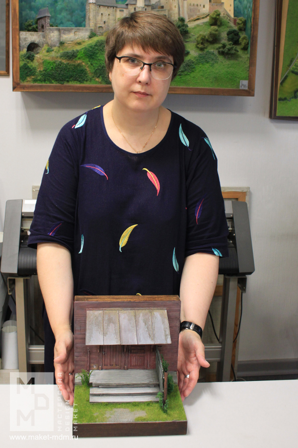 макет крыльца, макет в подарок