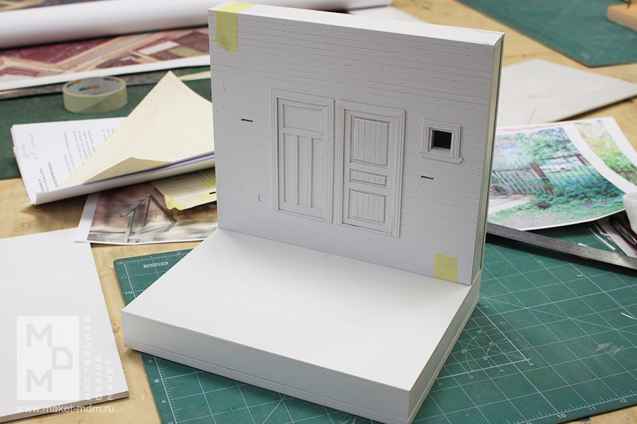макет крыльца, макет в подарок