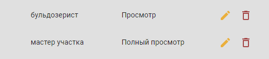 Пример отображения разных вариантов просмотра в интерфейсе личного кабинета
