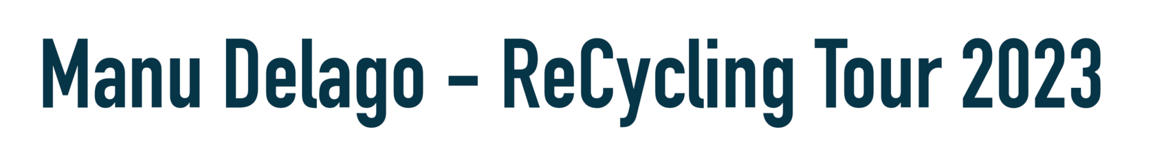 Manu Delago ReCycling Tour 2023