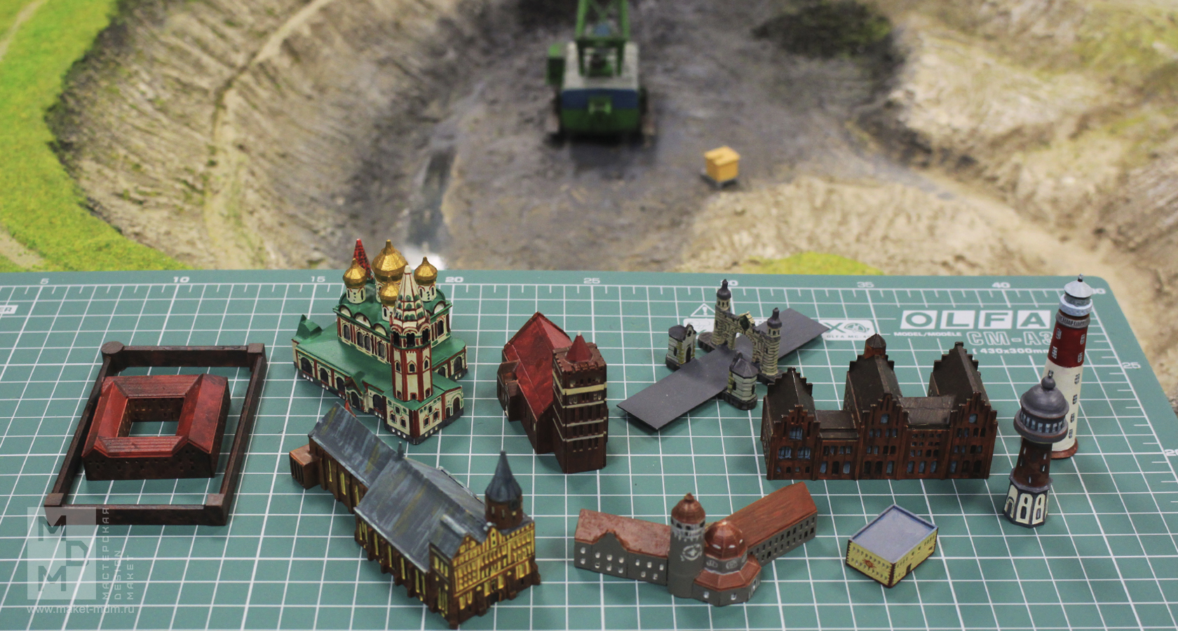 макет Калининградской области